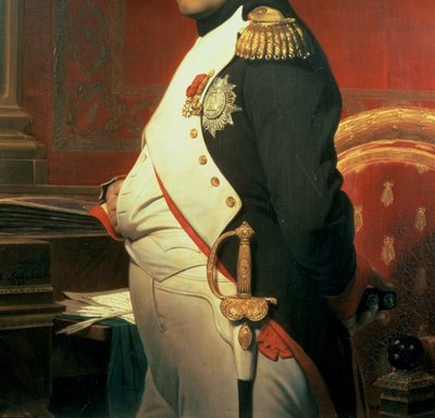 Napoléon dans son étude (détail) - Hippolyte Delaroche